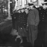 3-я рота, построение, старшина Шитов Алексей, сентябрь 1956 (фото из архива В.Хилковского)
